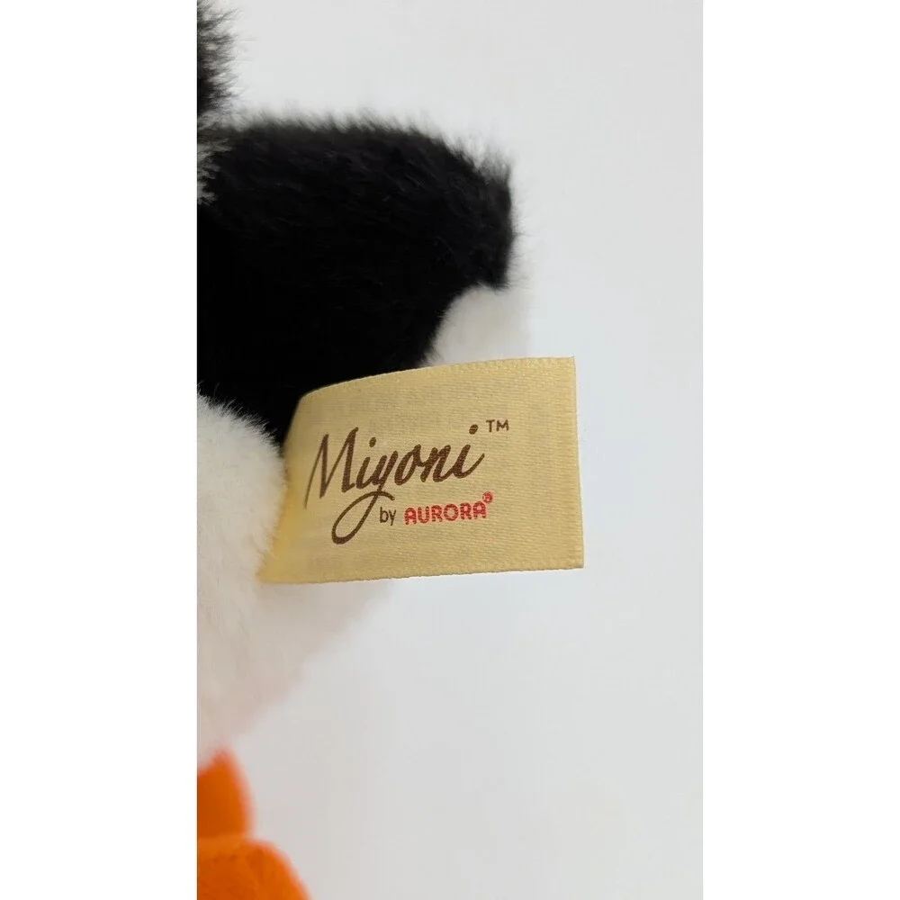 Aurora Miyoni Puffin Plush Stuffed Animal Black White Wild Bird